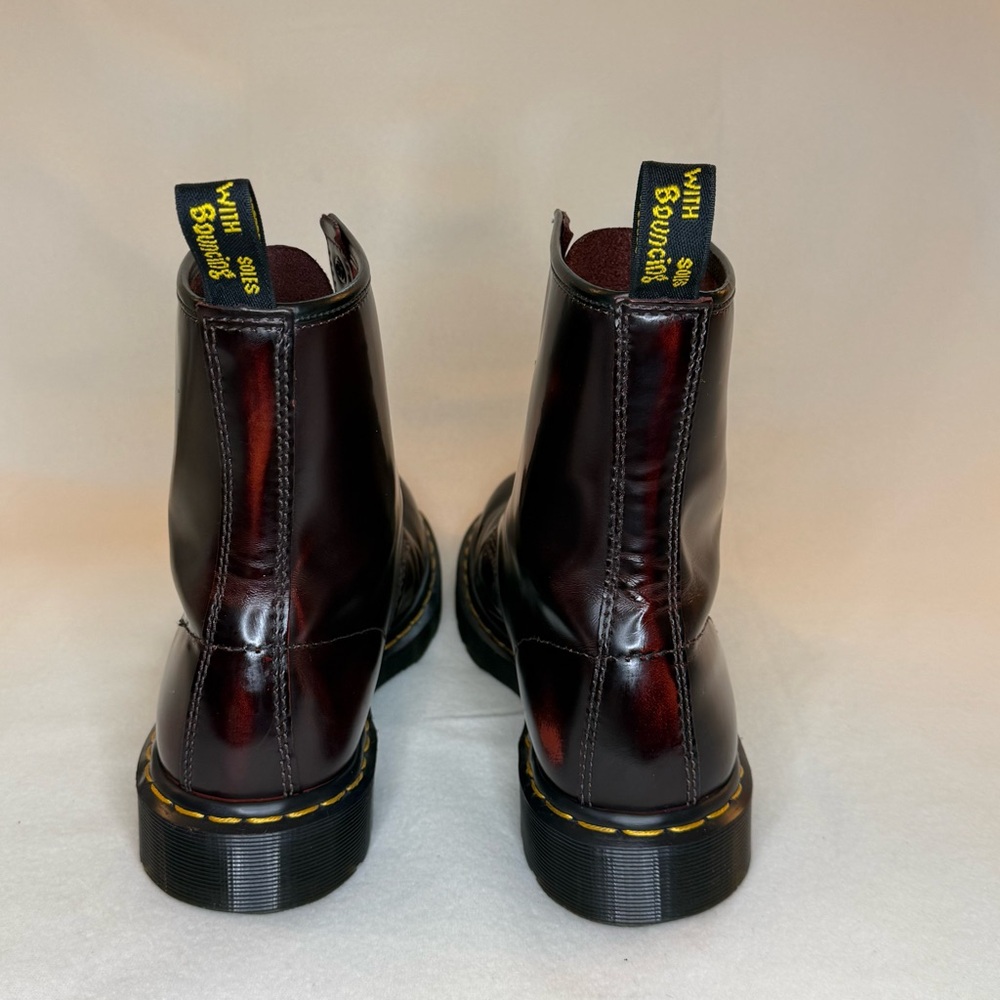 Dr. Martens Cherry Red Arcadia 1460 Boots - Picture 5 of 15